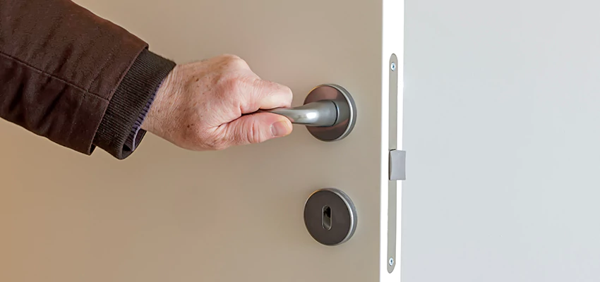 Restroom Locks Privacy Bolt Installation in Belmont, California